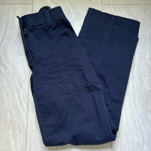 Aritzia Sunday Best Navy Cargo Pants